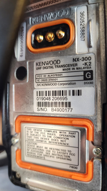 Kenwood NX300-K2 NX-300-K2  Nexedge UHF 400-470 Mhz 512 CH