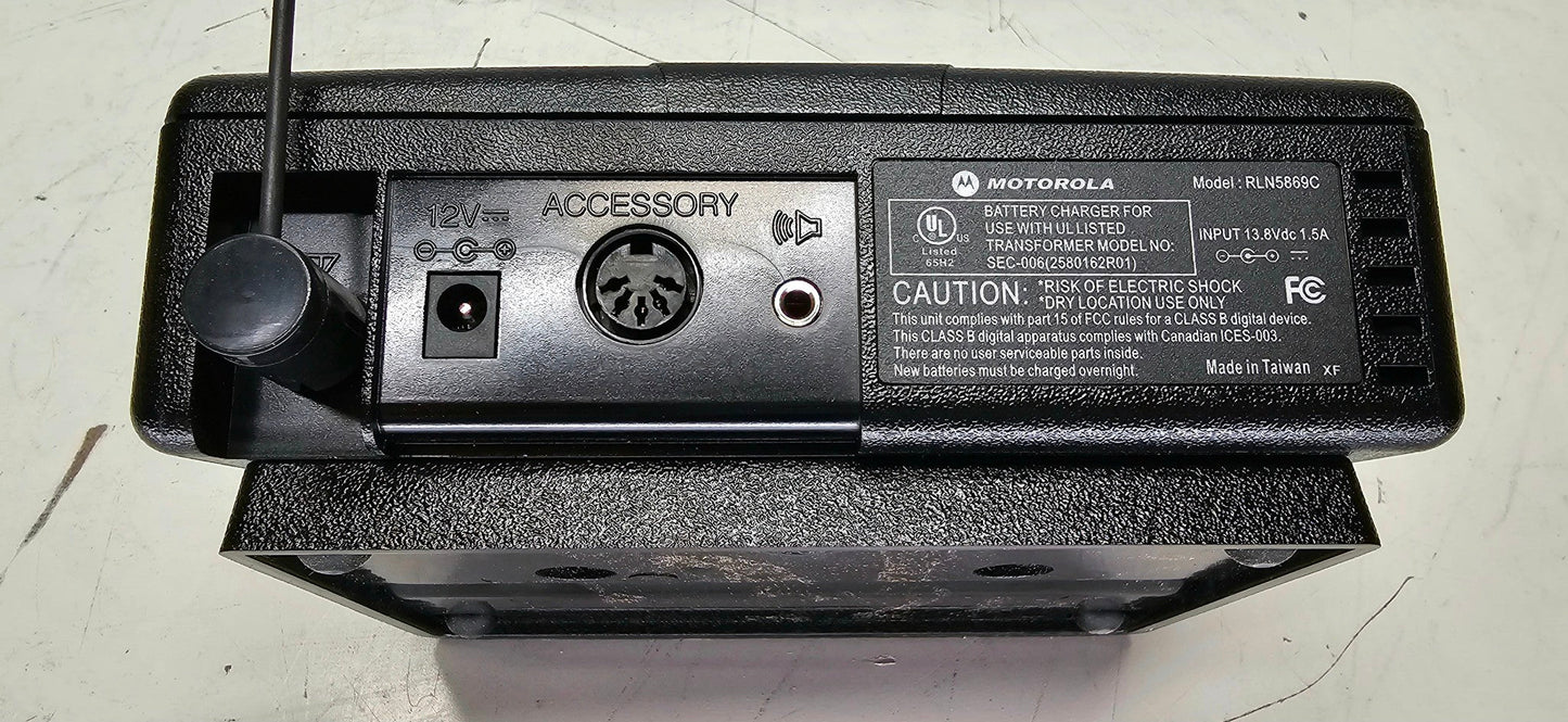 Motorola Minitor V Pager Amplified Charger Base RLN5869C (NEW)
