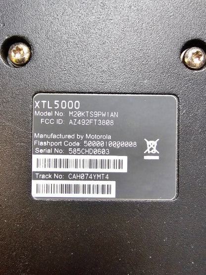 Motorola XTL5000 VHF (136-174MHz) Mobile Radio (110W) - Remote Mount