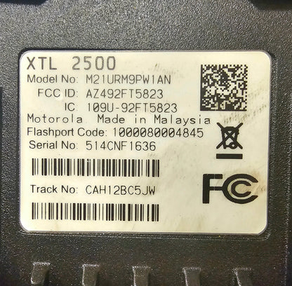 Motorola XTL2500 700/800MHz Mobile Radio (35W) - Remote Mount