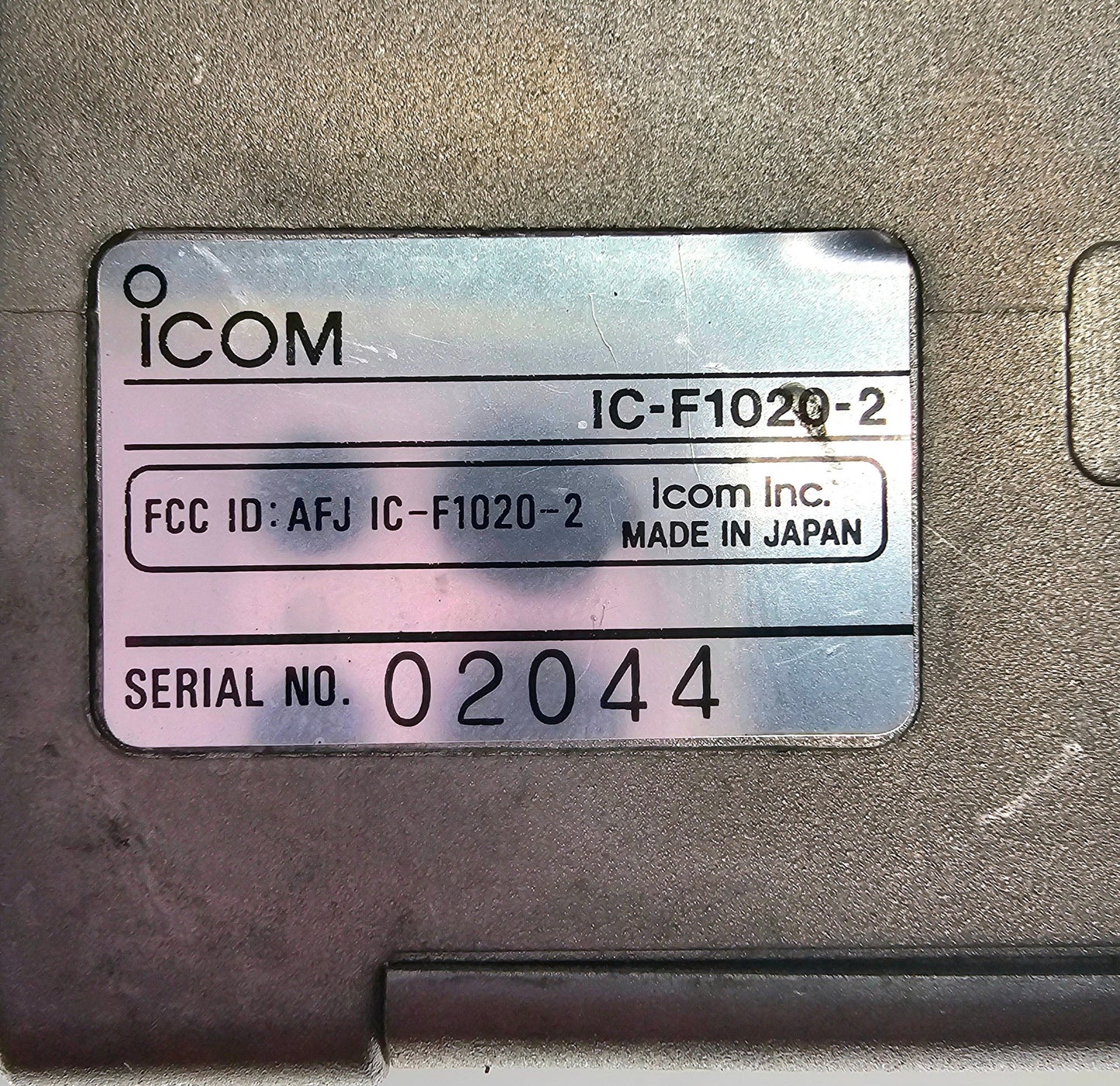Icom IC-F1020-2 ICF1020-2 VHF 45 Watt 32 channel (146-174) MHz (Complete Kit)
