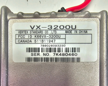 Vertex Standard VX-3200U VX3200U UHF Mobile 450-490Mhz 128 Ch 45W