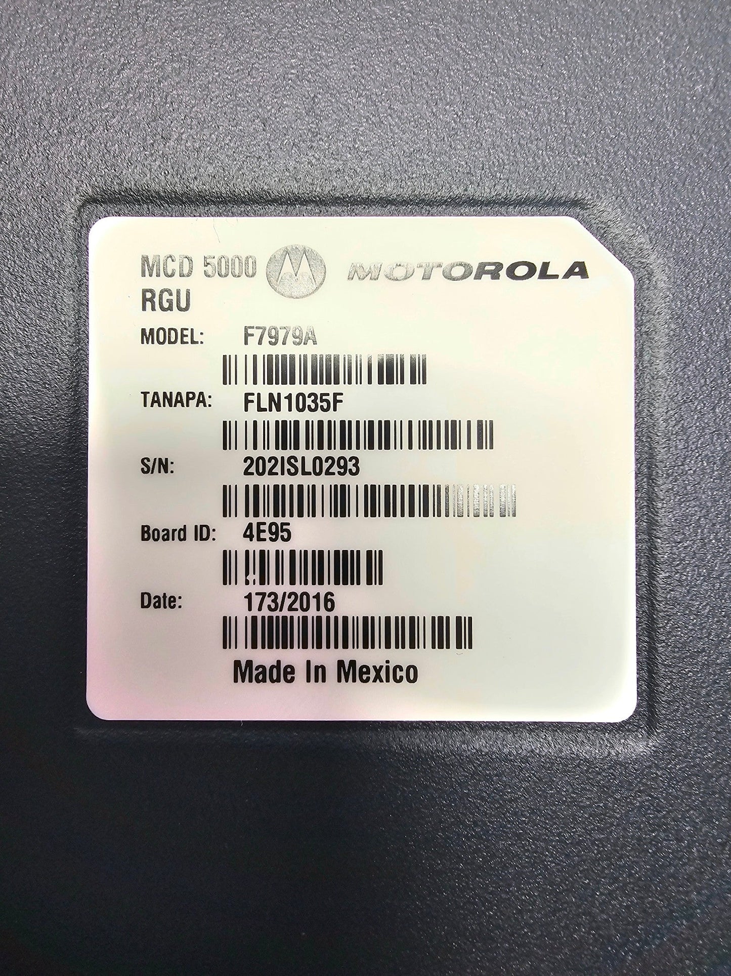 (NEW) Motorola MCD5000 RGU Radio Gateway Unit model F7979A