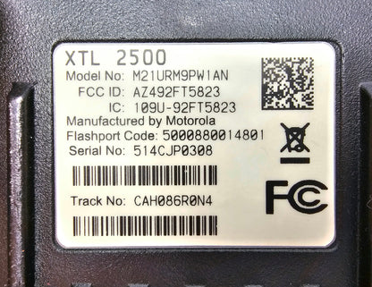 Motorola XTL2500 P25 Digital 700/800 Mhz Dash Mount 800ch (35W)