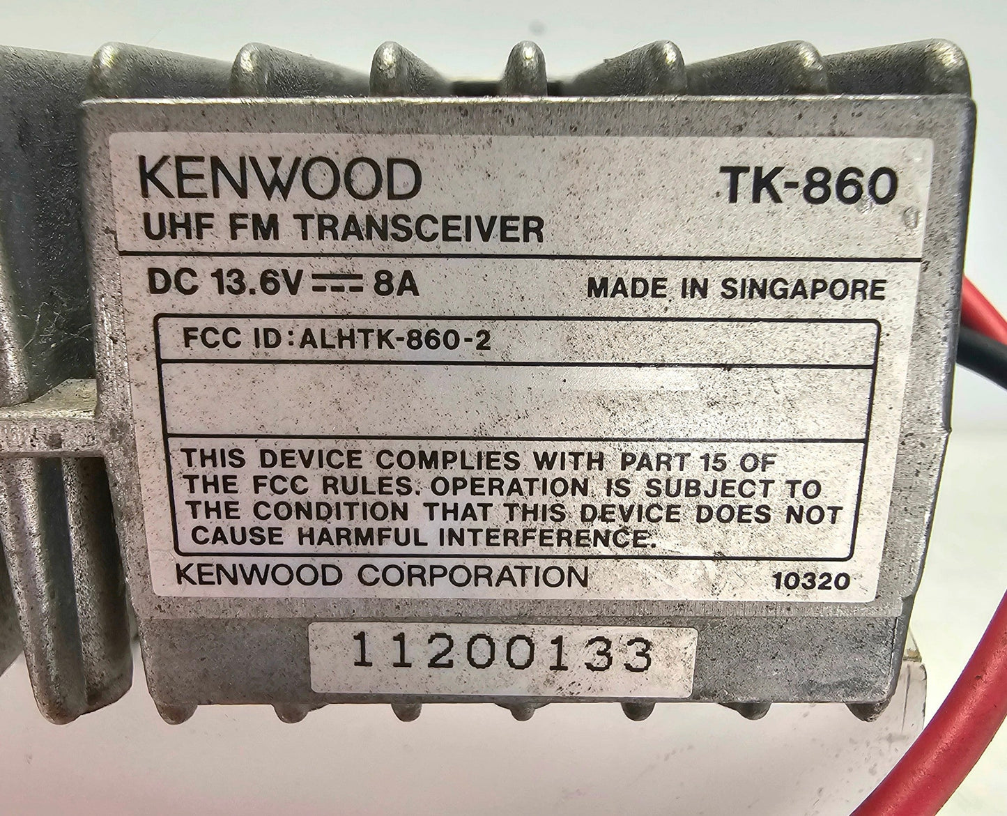 Kenwood TK-860 UHF 450-470 MHz 32 Channel 25 Watt (Complete Kit)