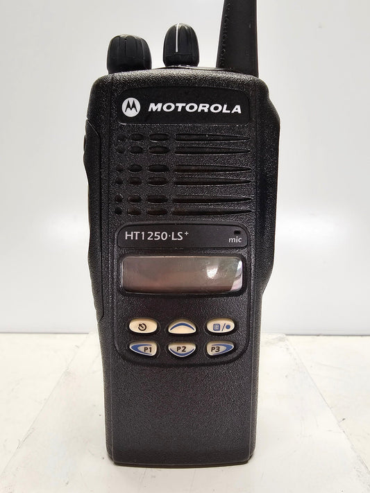 Motorola HT1250 LS+ UHF 450-512 MHz 4 Watt 32 Channel Radio (Ltd Keypad)