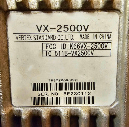 Vertex VX-2500 VX2500 VHF 148-174 MHz 128 Channel 25 Watt (Complete Kit)