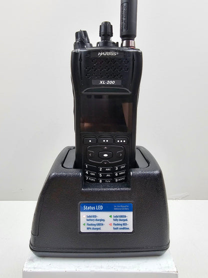 Harris XL-200P Portable Radio VHF/7/800 MHz P25 Phase II Trunking Encryption FPP
