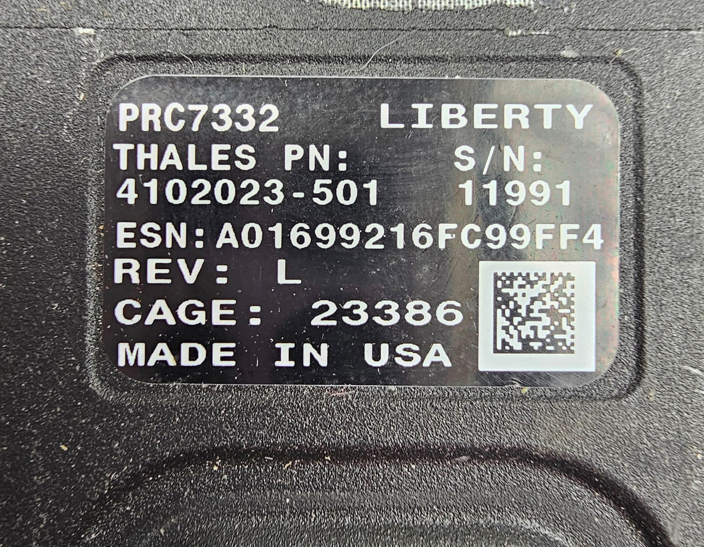 (6-PACK) THALES PRC-7332 Liberty Multiband VHF, UHF, 700 & 800 MHz P25 FPP