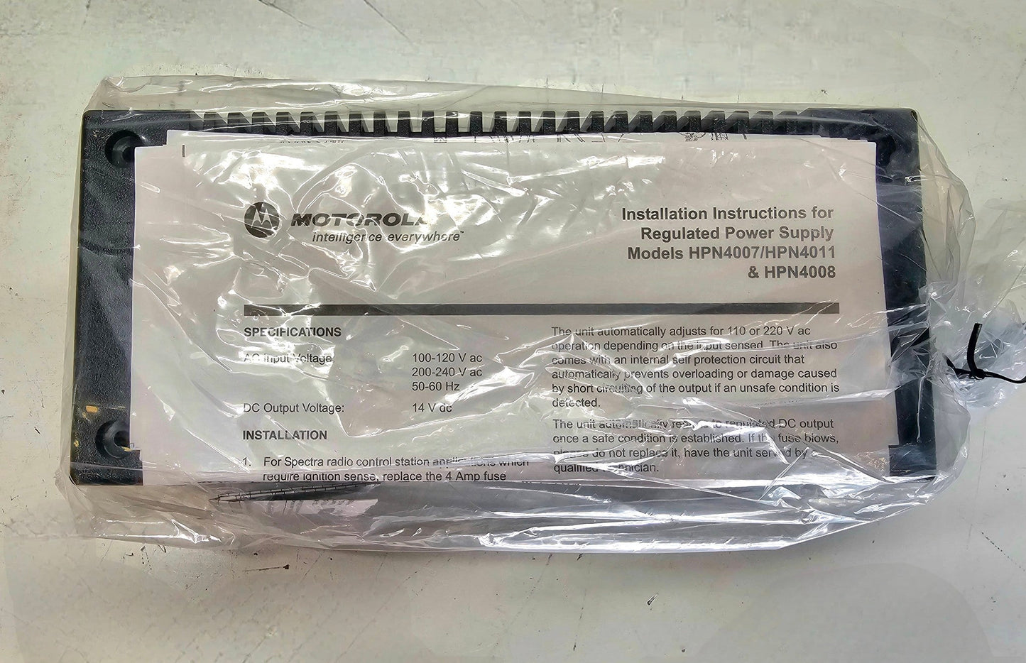 (NEW) Motorola XTL2500 P25 Digital UHF 380-470 MHz 40 Watt w/ New Power Supply