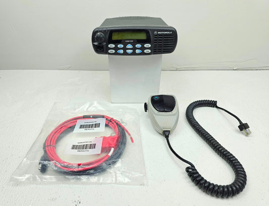 Motorola CDM1550 Low Band 42-50 MHz 128 Channel 60 Watt (Complete Kit)