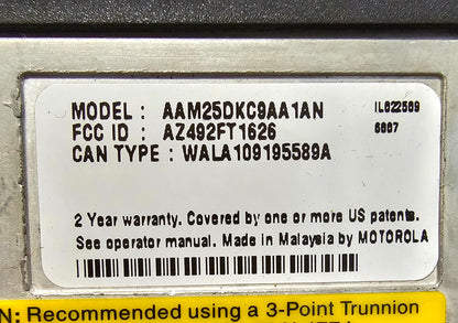 Motorola CDM750 Lowband 42-50 MHz 4 Channel 60 Watt Mobile Radio