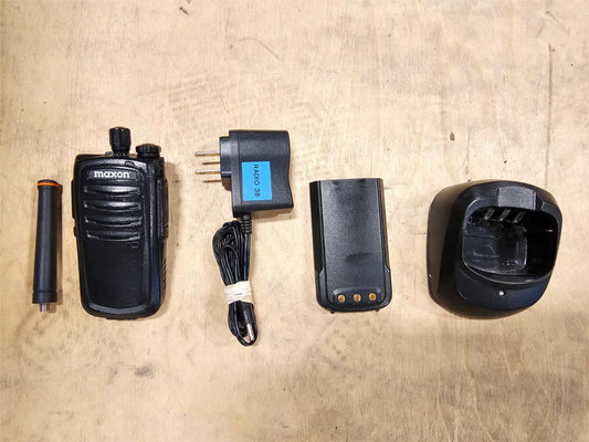 MAXON TS-2416 Radios w/ Accessories, Batteries, Antennas, Chargers (LOT of 153)
