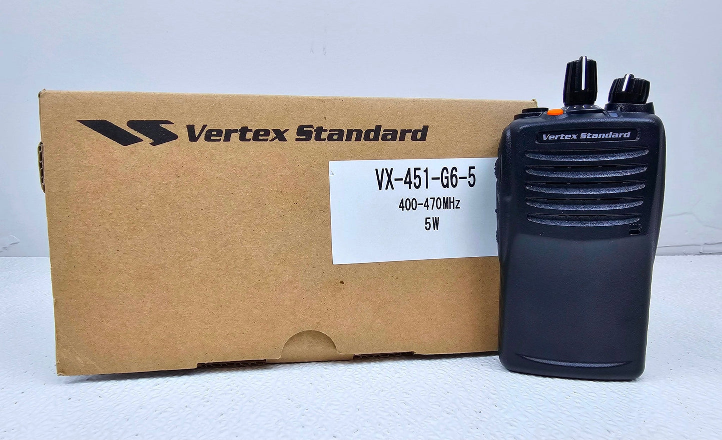 NEW Vertex VX451 VX-451-G6-5 UHF 403-470 MHz 32 Channel 5 Watt (Complete Kit)