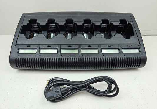 Motorola NNTN7072A 6-Bank Gang Charger w/ Display for APX6000 APX7000 APX8000