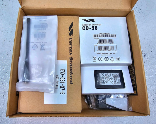 (NEW) Vertex EVX-531-G7-5 UHF 450-520 MHz 32 Channel 5 Watt Digital Radio