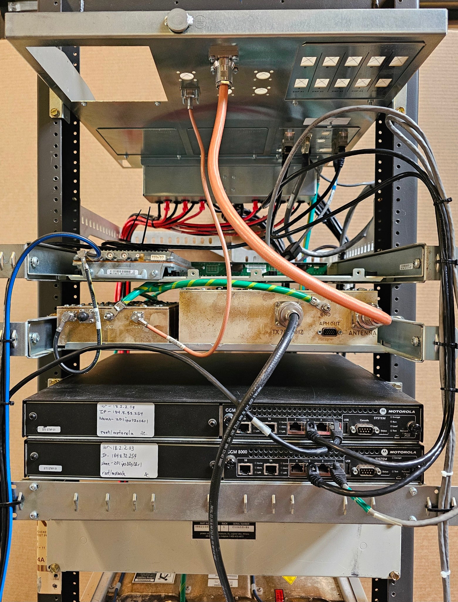 Motorola GTR8000 700/800Mhz 6 Channel ASTRO 25 Expandable Site