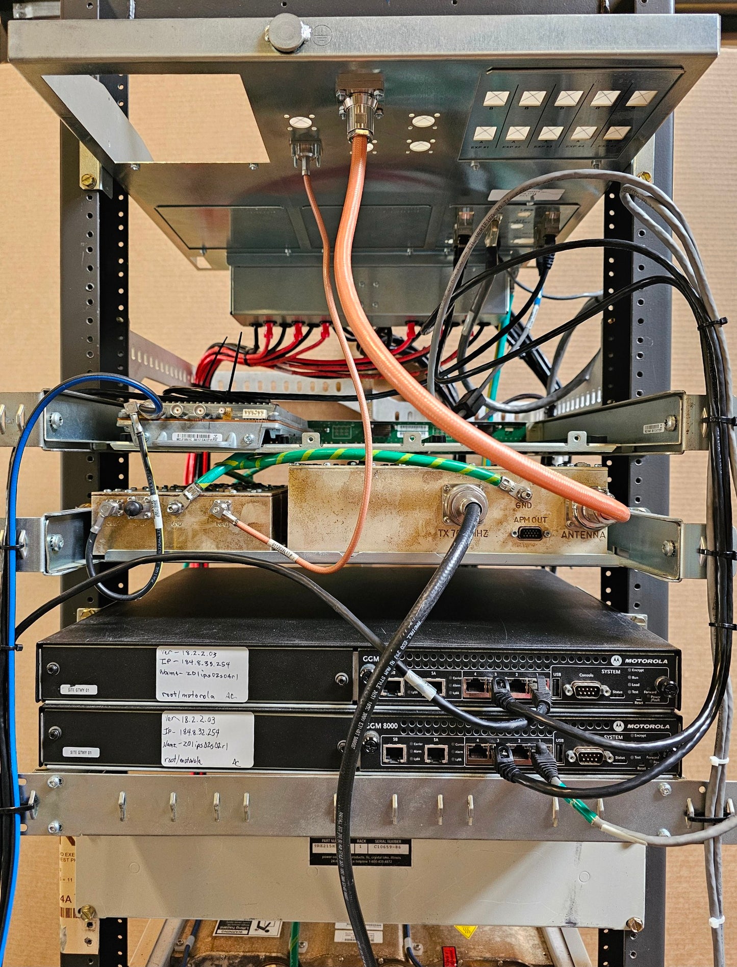 Motorola GTR8000 700/800Mhz 6 Channel ASTRO 25 Expandable Site Subsystem