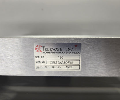 TELEWAVE INC 400-512Mhz RX MULTICOUPLER (TWR16-450-1R)