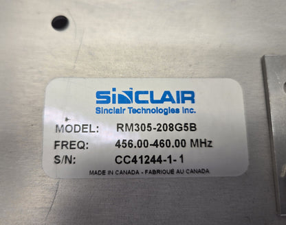SINCLAIR RECEIVER MULTICOUPLER 450-480 MHz (RM305-208G5B)