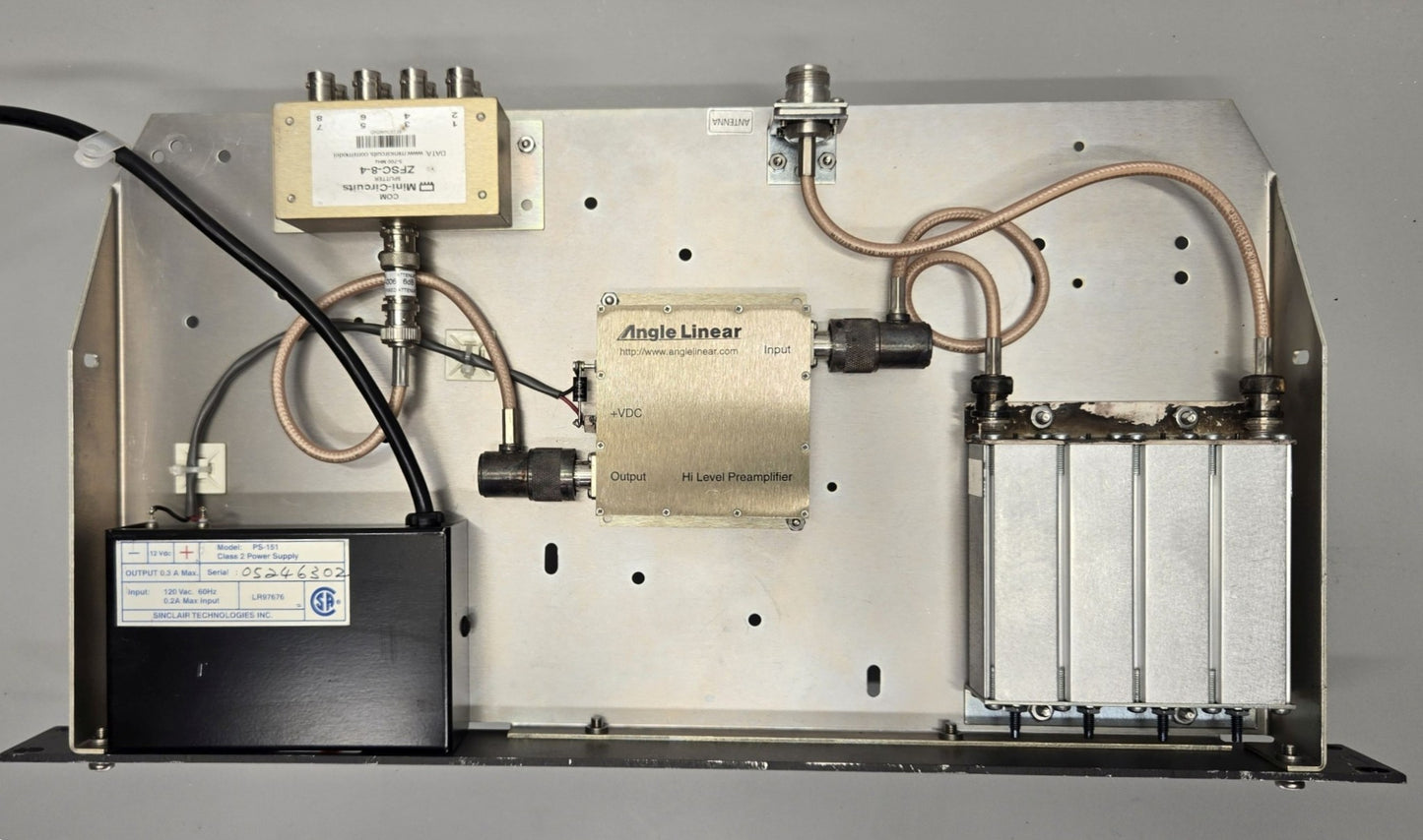 SINCLAIR RECEIVER MULTICOUPLER 132-174 MHz (RM201-208S1B)