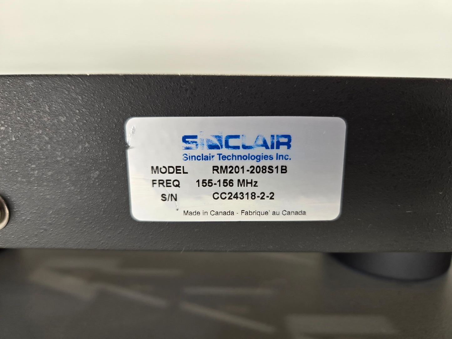 SINCLAIR RECEIVER MULTICOUPLER 132-174 MHz (RM201-208S1B)