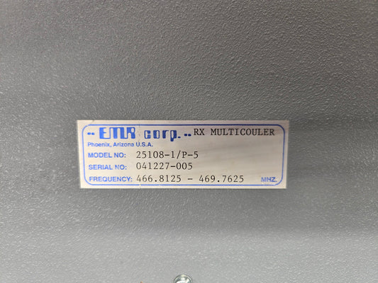 EMR CORP RX MULTICOUPLER 300-512 MHz (25108-1/P-5)