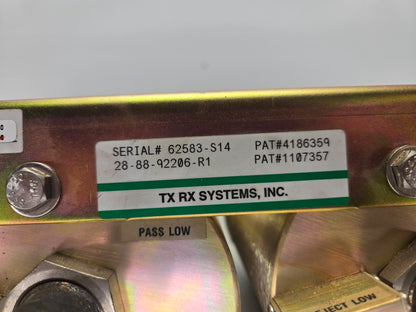 BIRD TXRX VARI-NOTCH DUPLEXER 28-88-92206-R1    900MHz