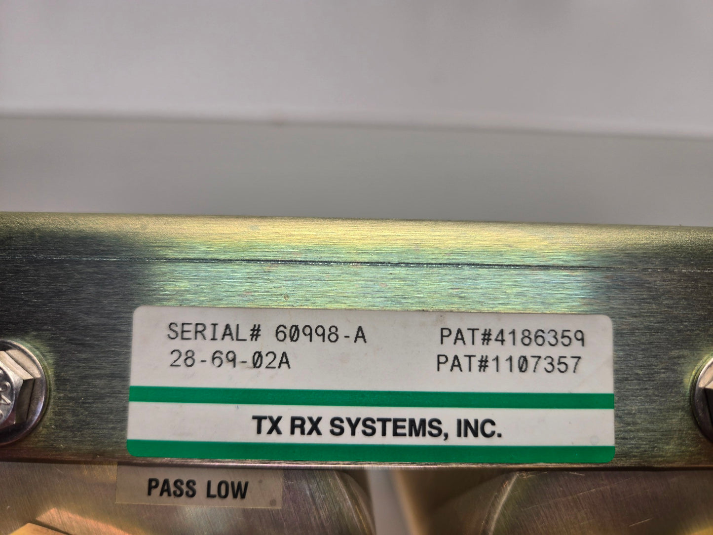 Bird TXRX VARI-NOTCH 4-INCH CAVITY DUPLEXER 470-512 MHz (28-69-02A)
