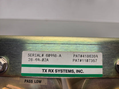Bird TXRX VARI-NOTCH 4-INCH CAVITY DUPLEXER 470-512 MHz (28-69-02A)