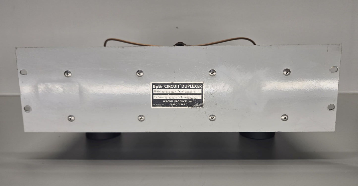 WACOM PRODUCTS INC BpBr CIRCUIT DUPLEXER 470-494 MHz (WP-678-R2)