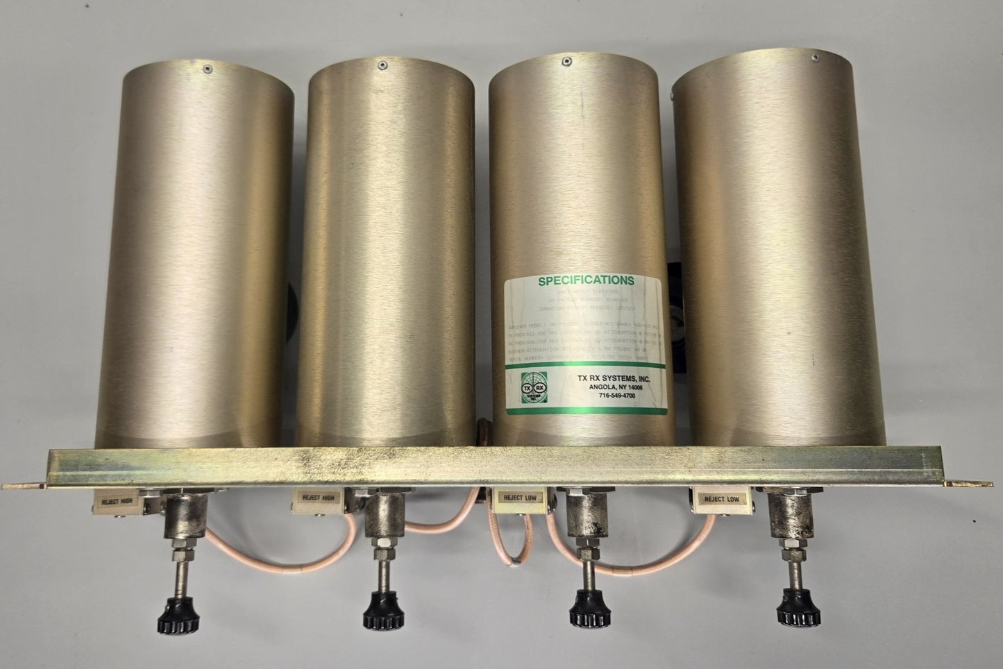 BIRD TXRX SYSTEMS INC 4-INCH CAVITY DUPLEXER 450-470 MHz (28-70-02B)