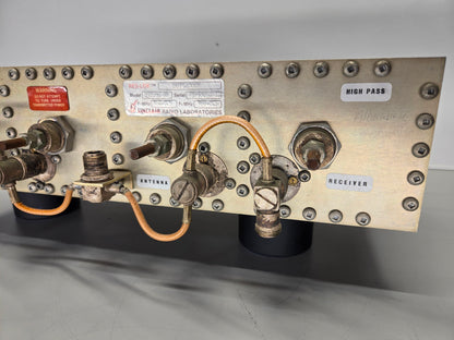 SINCLAIR RES-LOK 4-CAVITY DUPLEXER 406-512 MHz (Q3220E-SP)