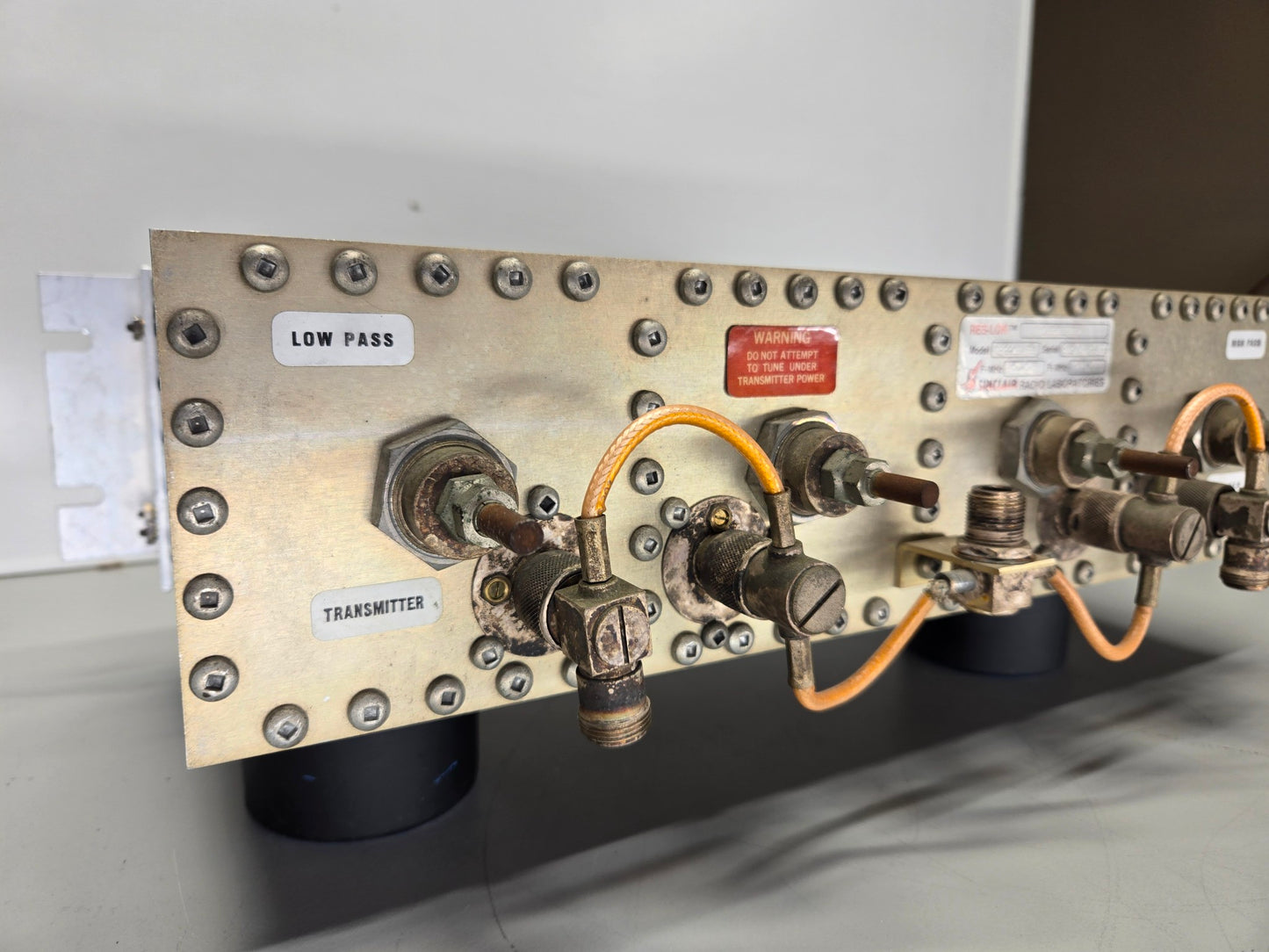 SINCLAIR RES-LOK 4-CAVITY DUPLEXER 406-512 MHz (Q3220E-SP)