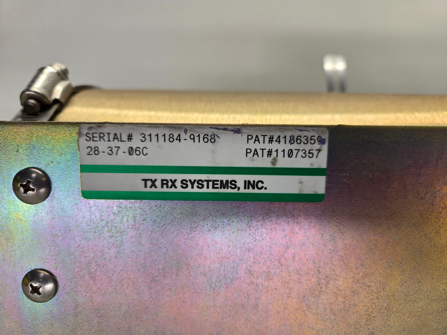 BIRD TXRX SYSTEMS VARI-NOTCH 4-INCH CAVITY DUPLEXER 144-174 MHz (28-37-06C)