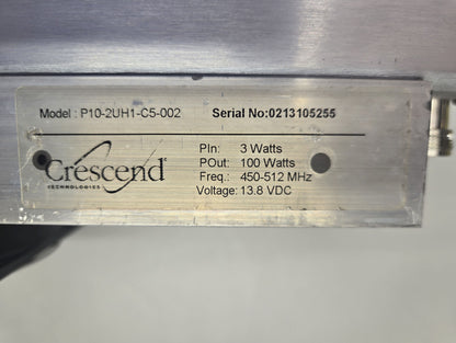 CRESCEND TECHNOLOGIES IN-LINE P.A., 450-512Mhz (P10-2UH1-C5-002)