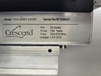 CRESCEND TECHNOLOGIES IN-LINE P.A., 764-870 MHz (P15-20JK1-C6-001)
