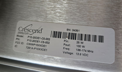 Crescend Technologies (P10-20DE1-C5-002) 136-174Mhz IN-LINE P.A.