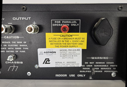 Astron RM-50A-BB Power Supply