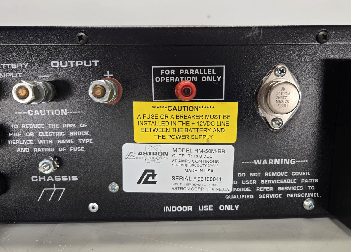 Astron RM-50M-BB Power Supply