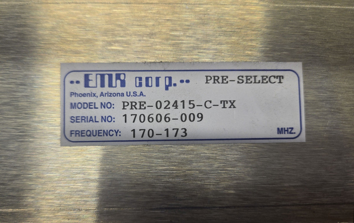 EMR 02415-C (144-174 MHz) Preselector