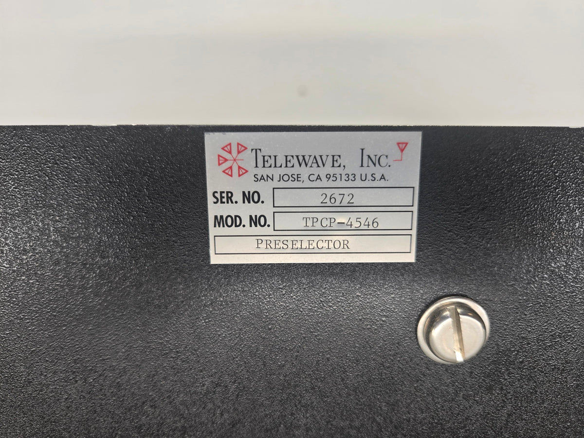 Telewave TPCP-4546 (400-512 MHz) Preselector