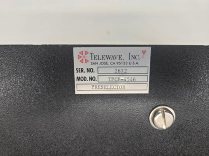 Telewave TPCP-4546 (400-512 MHz) Preselector