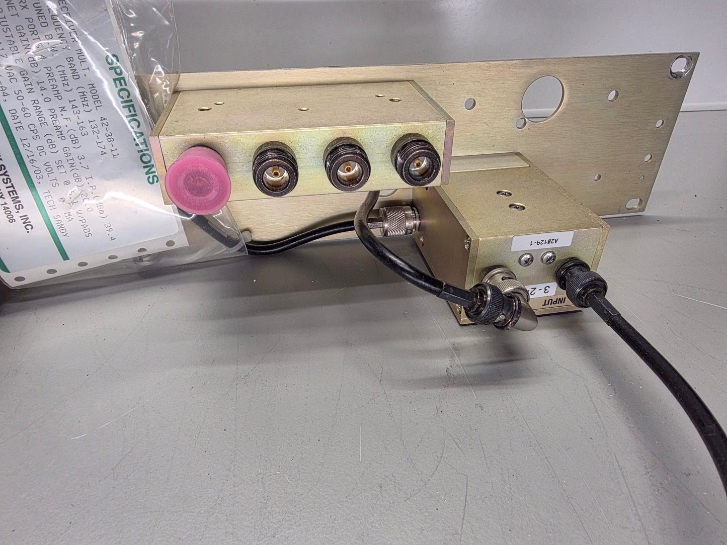 BTG TXRX SYSTEMS RECEIVE MULTICOUPLER 132-174Mhz (42-38-11)