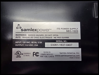 Samlex Switching Power Supply (SEC-1223)
