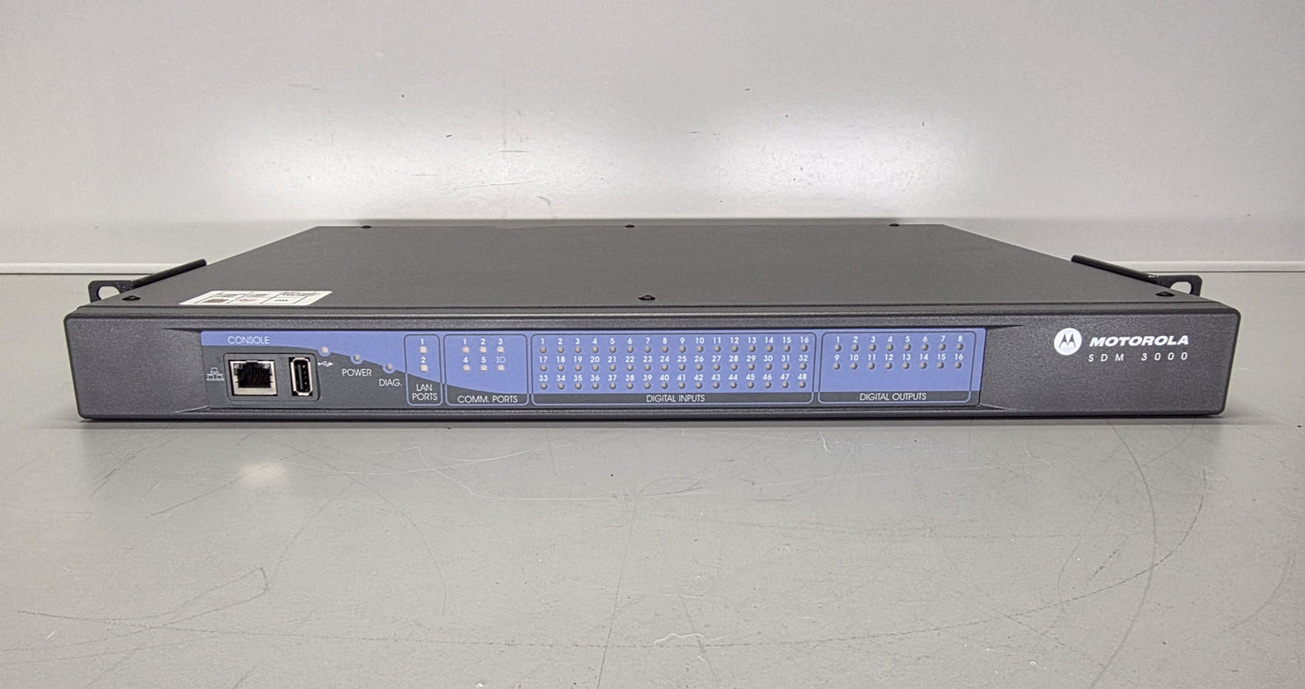 MOTOROLA SITE DEVICE MANAGER/SDM 3000 (F4544A) 110 VAC Input
