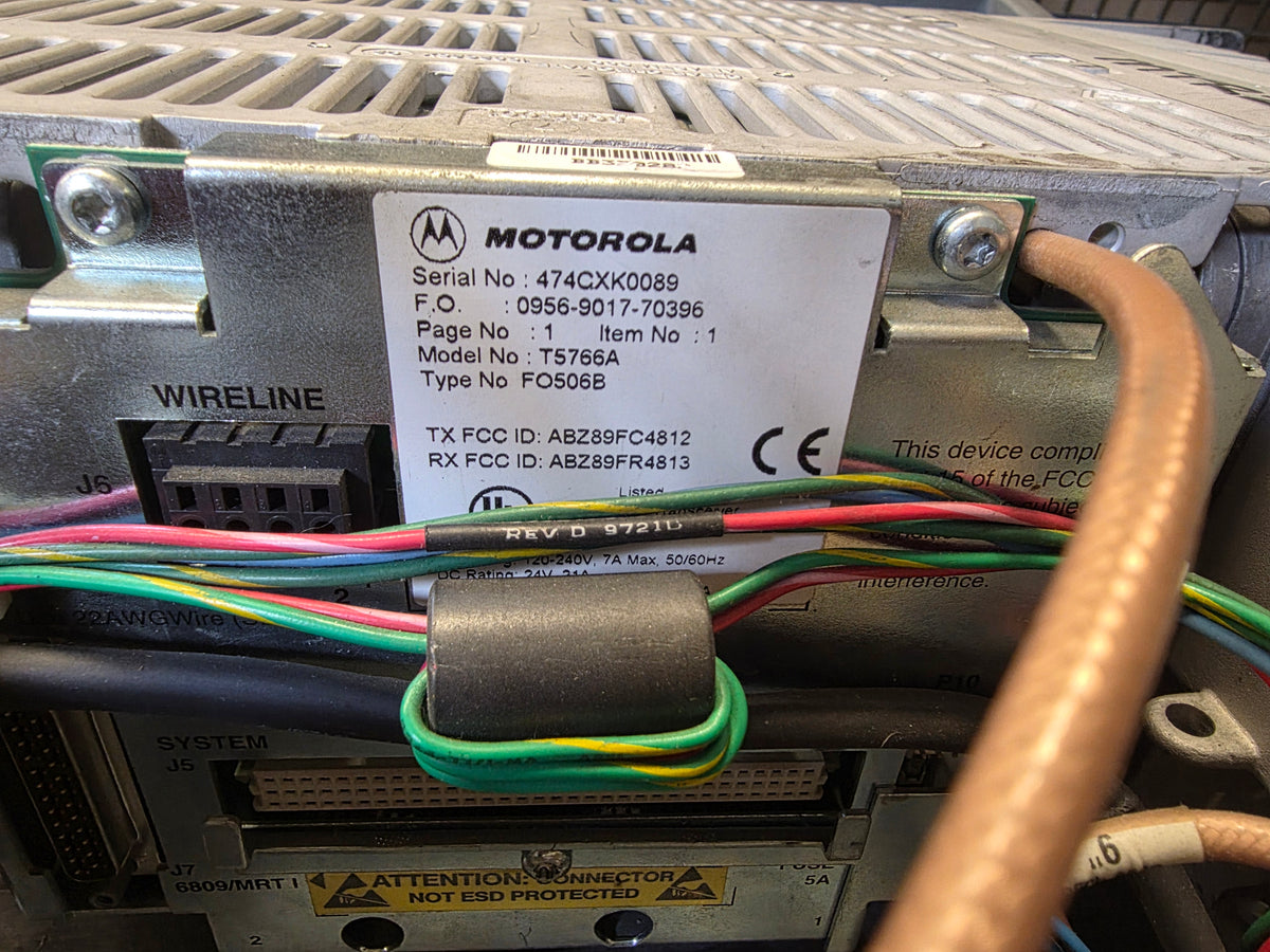 MTR 3000 UHF repeater with MTR 2000 Power Amplifier and preselector