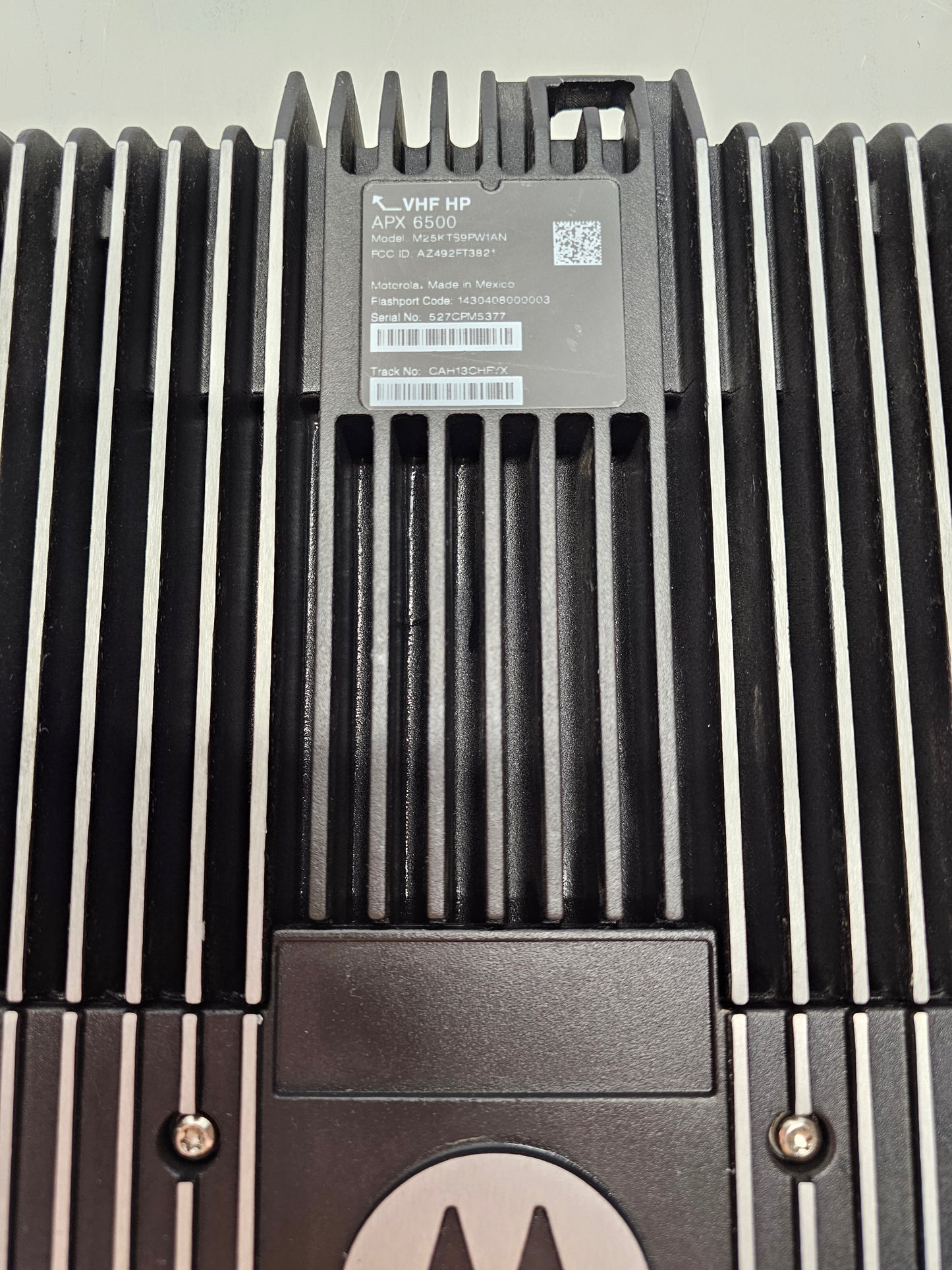 Motorola Mobile APX6500 VHF 136-174 Mhz 1000ch 100W