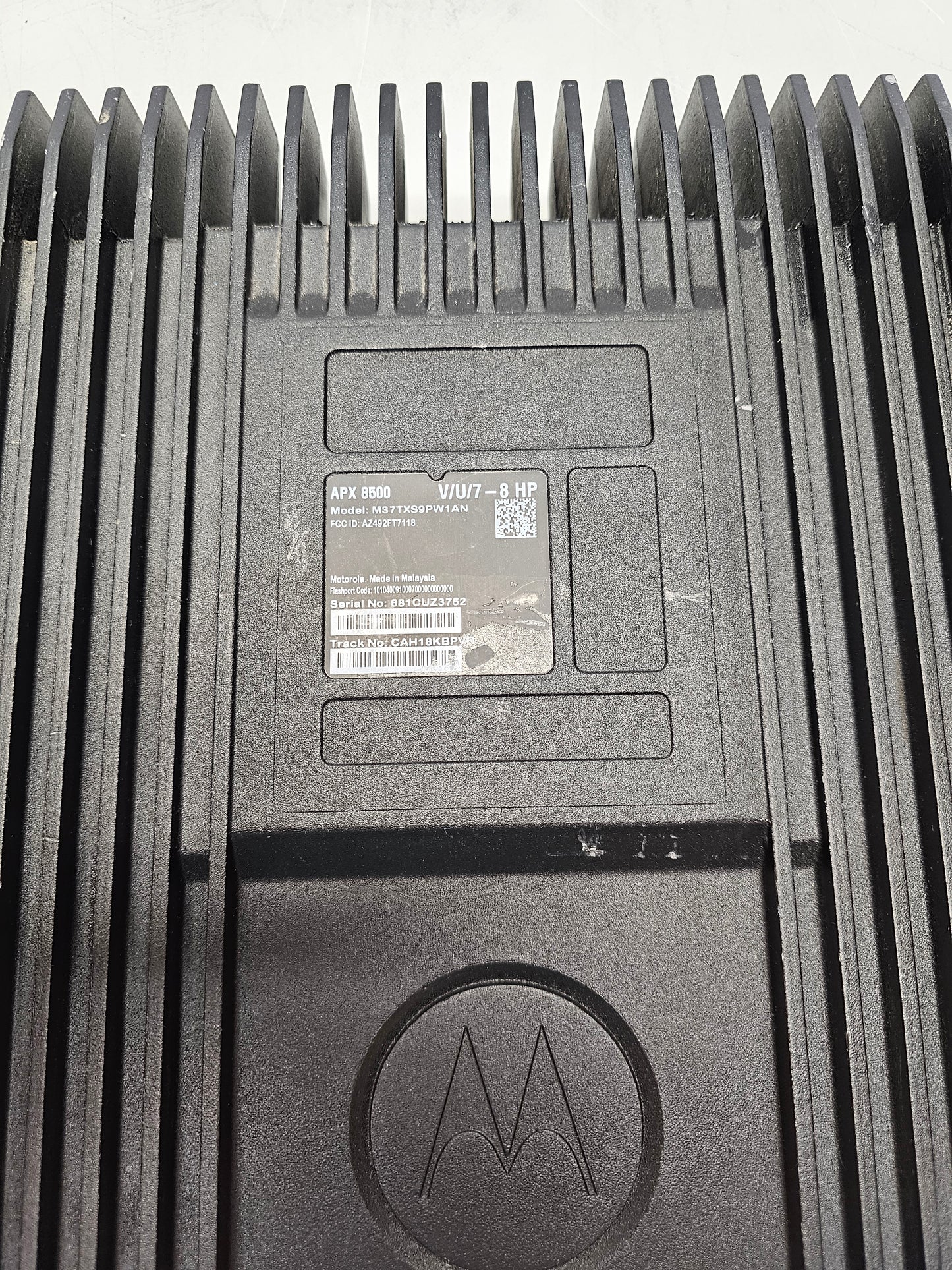 Motorola Mobile APX8500 VHF UHF 7/800 3000ch 100W
