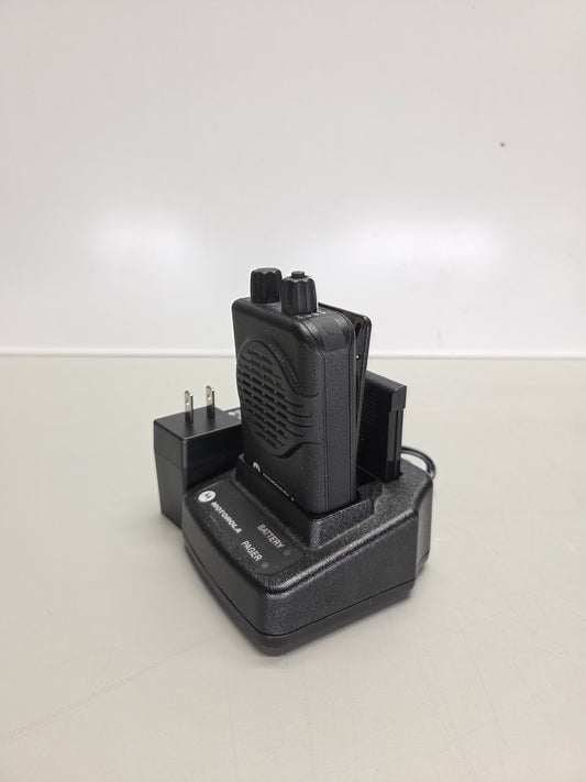 Motorola Pager Minitor V UHF 453-462 MHz Single Channel Stored Voice